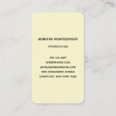 Carte De Visite Bottes rustiques Cowboy avec tournesol (Dos)