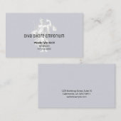 Carte De Visite Bouche-mère bleu Luna (Devant / Derrière)