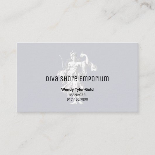 Carte De Visite Bouche-mère bleu Luna (Devant)