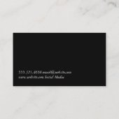 Carte De Visite Boucher à vapeur (Dos)