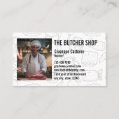 Carte De Visite Boucher Professionnel, Boucherie (Devant)