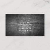 Carte De Visite Boucher Viande couteau | Élevage (Dos)