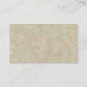 Carte De Visite Boucle argentée occidentale (Dos)