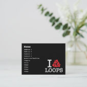 Carte De Visite Boucles d'adaptateur I 45 (Debout devant)