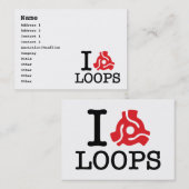 Carte De Visite Boucles d'adaptateur I 45 (Devant / Derrière)