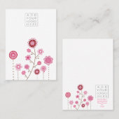 Carte De Visite Boucles de bijoux produit d'emballage (Devant / Derrière)