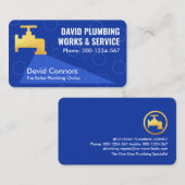 Carte De Visite Boucles d'eau Gold Faucet (Devant / Derrière)