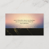 Carte De Visite Boucles d'or | Découpe en marbre noir (Dos)