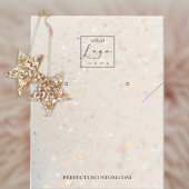 Carte De Visite Boucles d'oreilles en or clair Holographique Parti