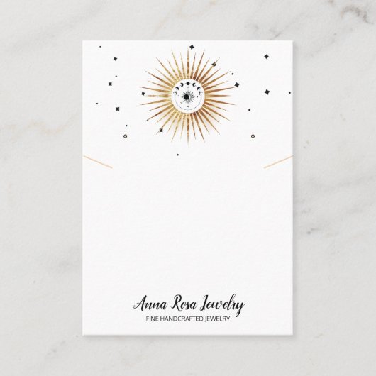 Carte De Visite *~* Boucles d'oreilles personnalisées en logo QR B (Devant)