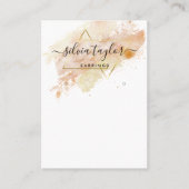 Carte De Visite Boucles d'oreilles typographiques présentoir bijou (Devant)