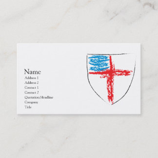 Carte De Visite Bouclier épiscopal