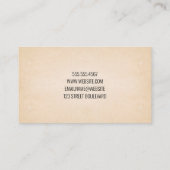 Carte De Visite Bouclier Lion (Dos)