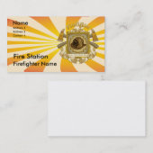 Carte De Visite Bouclier Loyal du pompier (Devant / Derrière)