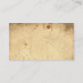 Carte De Visite Bouddha a vieilli la calligraphie asiatique de (Dos)