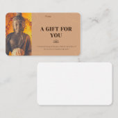 Carte De Visite Bouddha Citations Un cadeau pour vous Cadeau perso (Devant / Derrière)