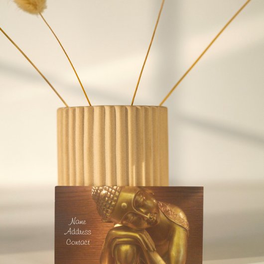 Carte De Visite Bouddha endormi