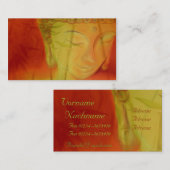 Carte De Visite Bouddha et bambou (Devant / Derrière)