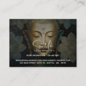 Carte De Visite Bouddha, Méditation Spirituelle (Dos)