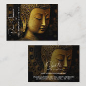 Carte De Visite Bouddha, Méditation Spirituelle (Devant / Derrière)