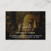 Carte De Visite Bouddha, Méditation Spirituelle (Dos)