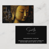 Carte De Visite Bouddha, Méditation Spirituelle (Devant / Derrière)