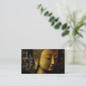 Carte De Visite Bouddha, Méditation Spirituelle (Debout devant)
