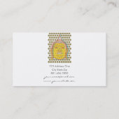 Carte De Visite Bouddha Pop Dots moderne Oriental asiatique zen él (Dos)