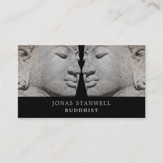 Carte De Visite Bouddha Statues, Bouddhisme, Bouddhisme (Devant)