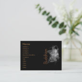 Carte de visite bouddhiste (Debout devant)