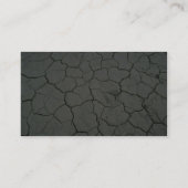 Carte De Visite Boue criquée de désert (Dos)