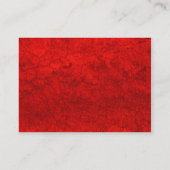 Carte De Visite Boue rouge (Dos)