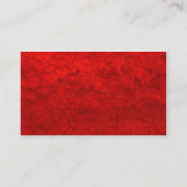 Carte De Visite Boue rouge - Customisé (Dos)