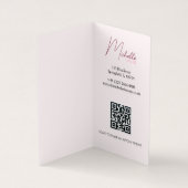 Carte De Visite Bouffonnerie rose Parties scintillant étoile maqui (Intérieur)