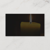 Carte De Visite Bougie (Dos)