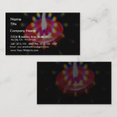 Carte De Visite Bougie Avec Lumières Spéciales (Devant / Derrière)