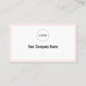 Carte De Visite Bougie De Logo Personnalisée Simple Et Moderne (Dos)