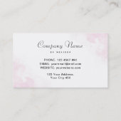 Carte De Visite Bougie florale (Dos)