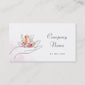 Carte De Visite Bougie florale (Devant)