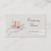 Carte De Visite Bougie florale (Devant)