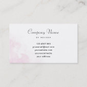 Carte De Visite Bougie florale (Dos)