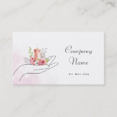 Carte De Visite Bougie florale (Devant)