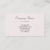 Carte De Visite Bougie florale (Dos)