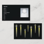 Carte De Visite Bougies - affaires (Devant / Derrière)