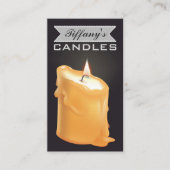 Carte De Visite Bougies maison personnalisées | Bougies artisanale (Devant)