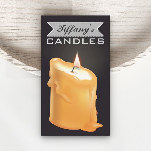 Carte De Visite Bougies maison personnalisées | Bougies artisanale