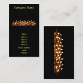 Carte De Visite Bougies noires (Devant / Derrière)