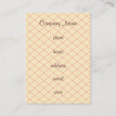 Carte de visite boulangerie (Dos)