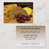 Carte De Visite Boulangerie (Devant / Derrière)