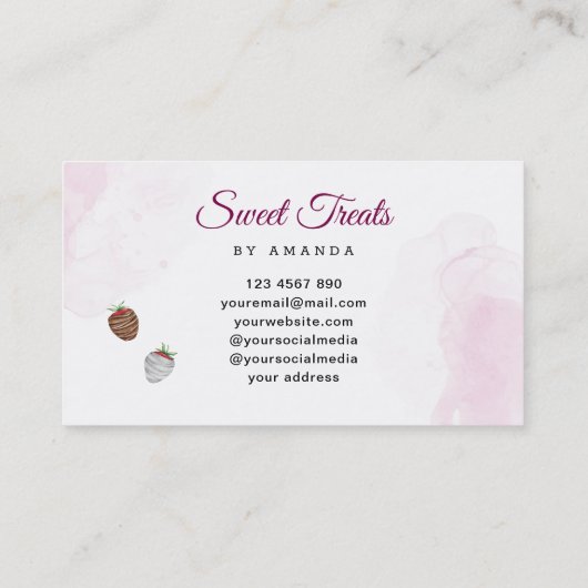 Carte De Visite Boulangerie (Dos)